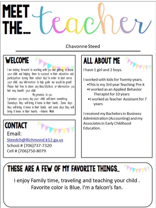 Welcome Letter 