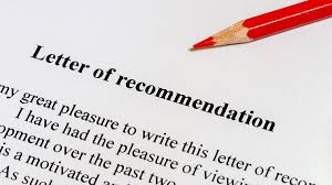 Letter of Recommendation 