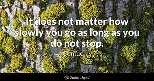 NEVER GIVE UP ON YOURSELF! 