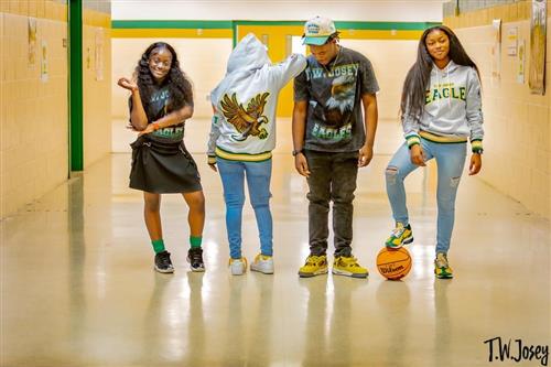 students at josey