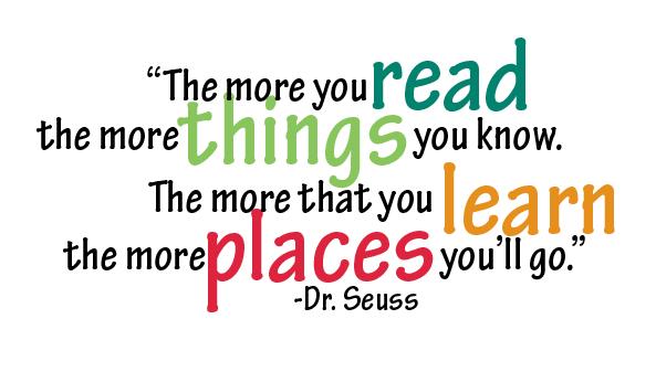 Dr. Seuss Reading Quote Dr. Seuss Reading Quote
