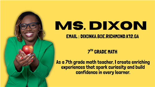 PHOTO & BIO OF DIXON