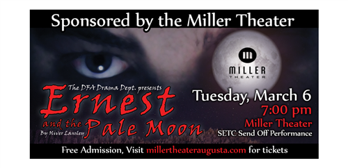 Ernest at Miller sign 